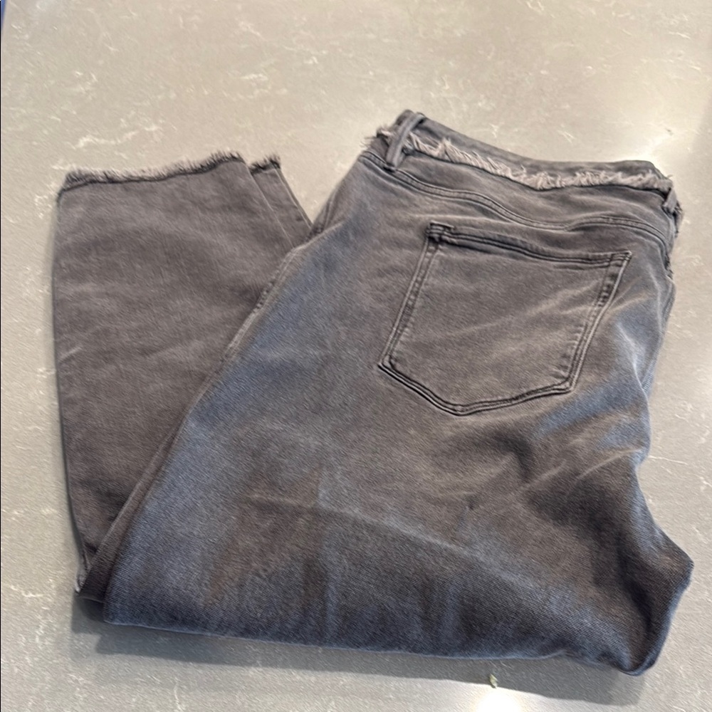 Good American Women's Black Straight Jeans